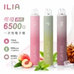 ILIA 6500口拋棄式電子煙 | 一次性大容量 · 多口味任選 · 可充電